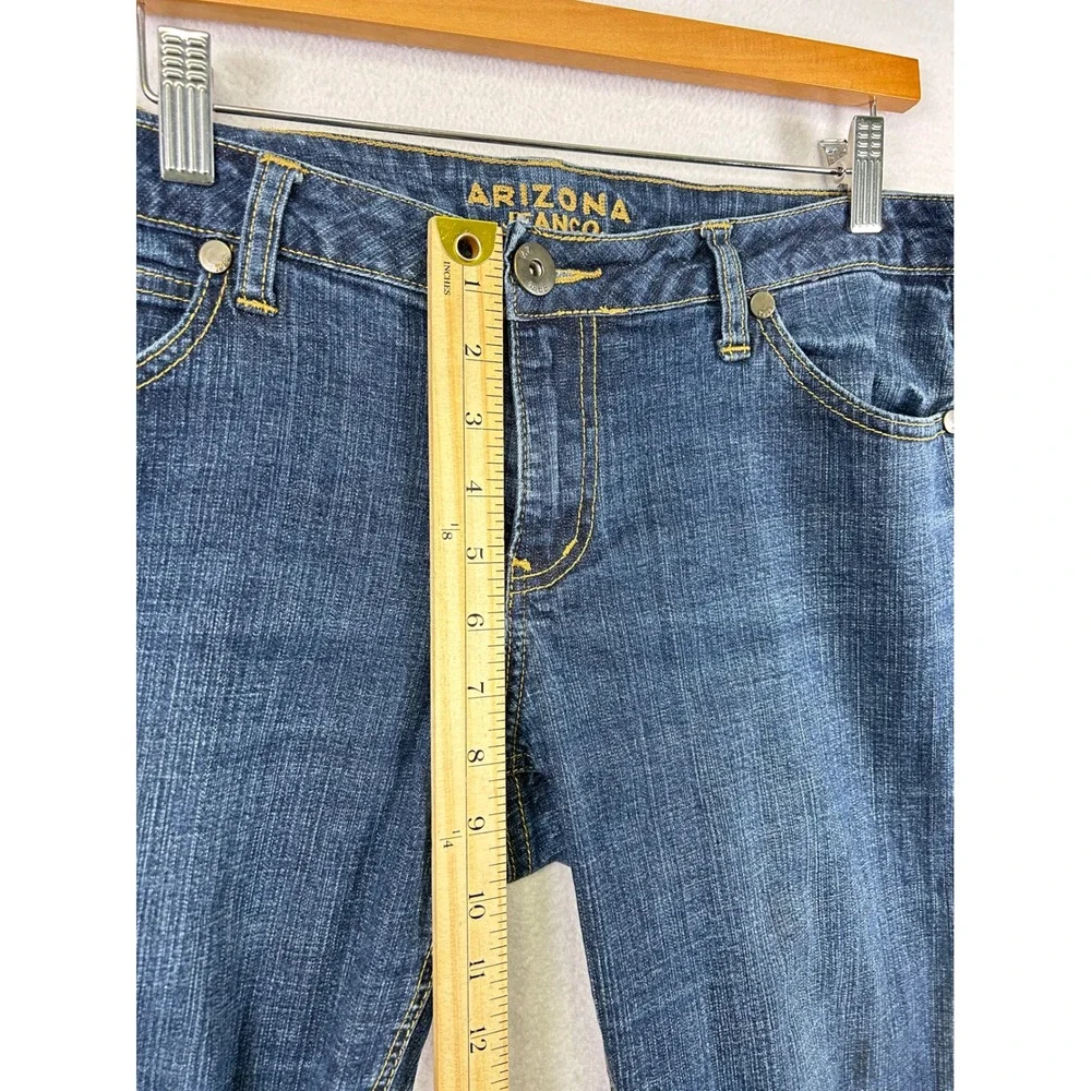 Arizona Jean Co Womens Size 15 Long Dark Wash‎ Straight Leg Denim Jeans
